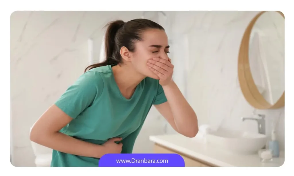 حالت تهوع و سرگیجه ناشی از ترکیدن کیست تخمدان 