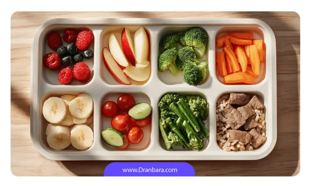 مصرف همزمان میوه و سبزی