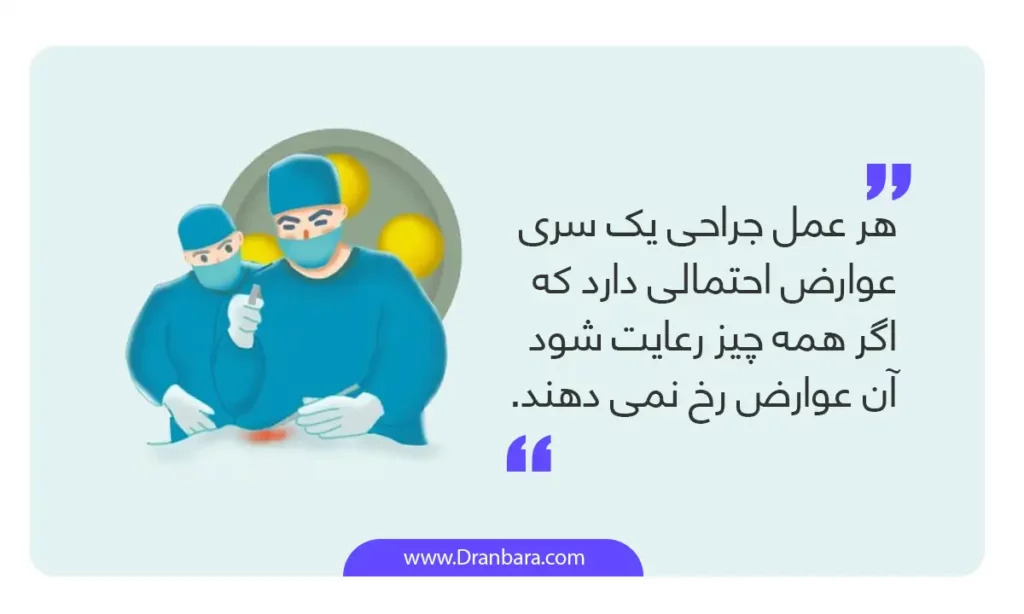 اینفوگرافی عوارض عمل لاغری